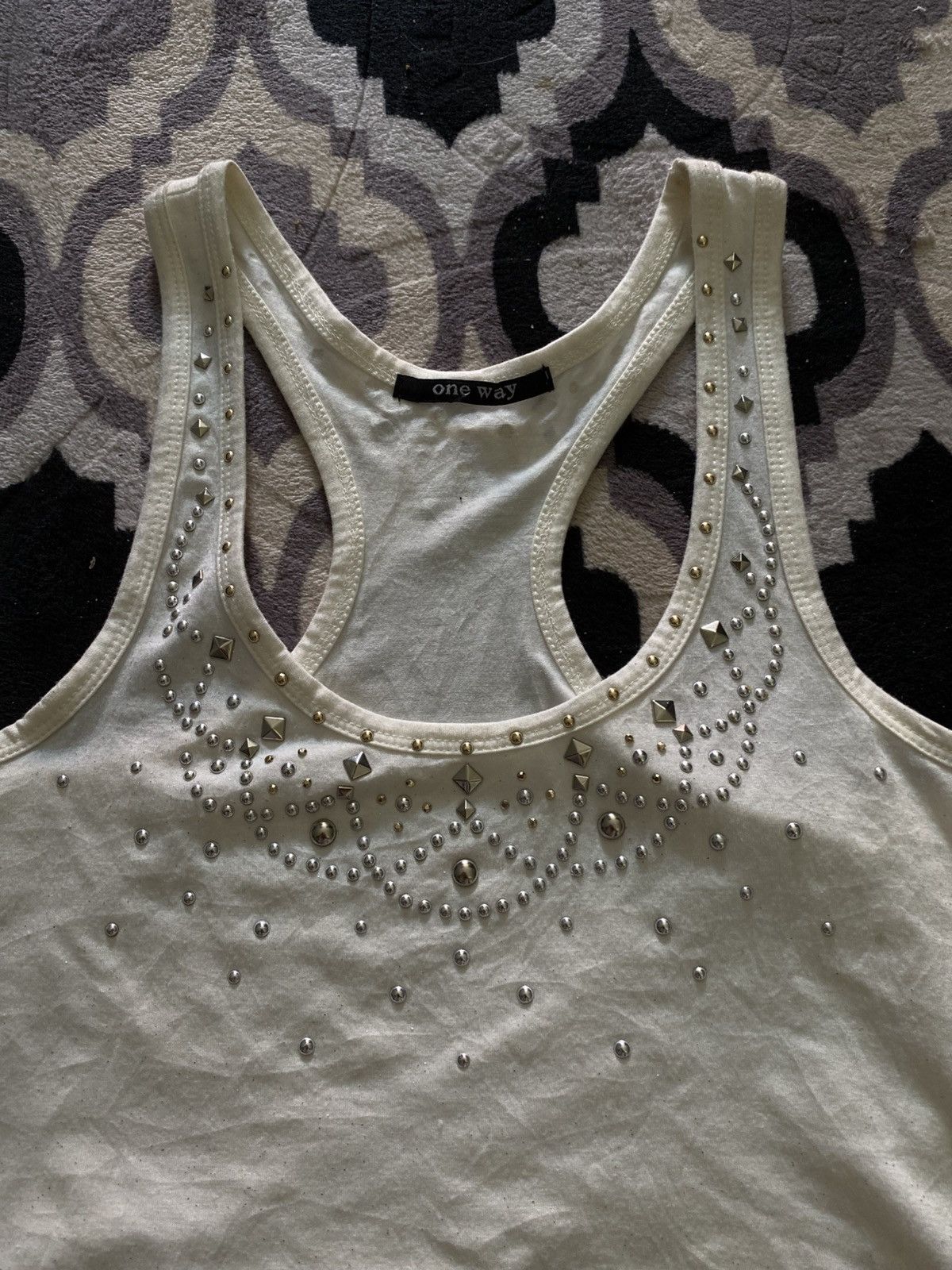 Hysteric Glamour One way studed glitter punk tanktop Size US M / EU 48-50 / 2 - 3 Thumbnail