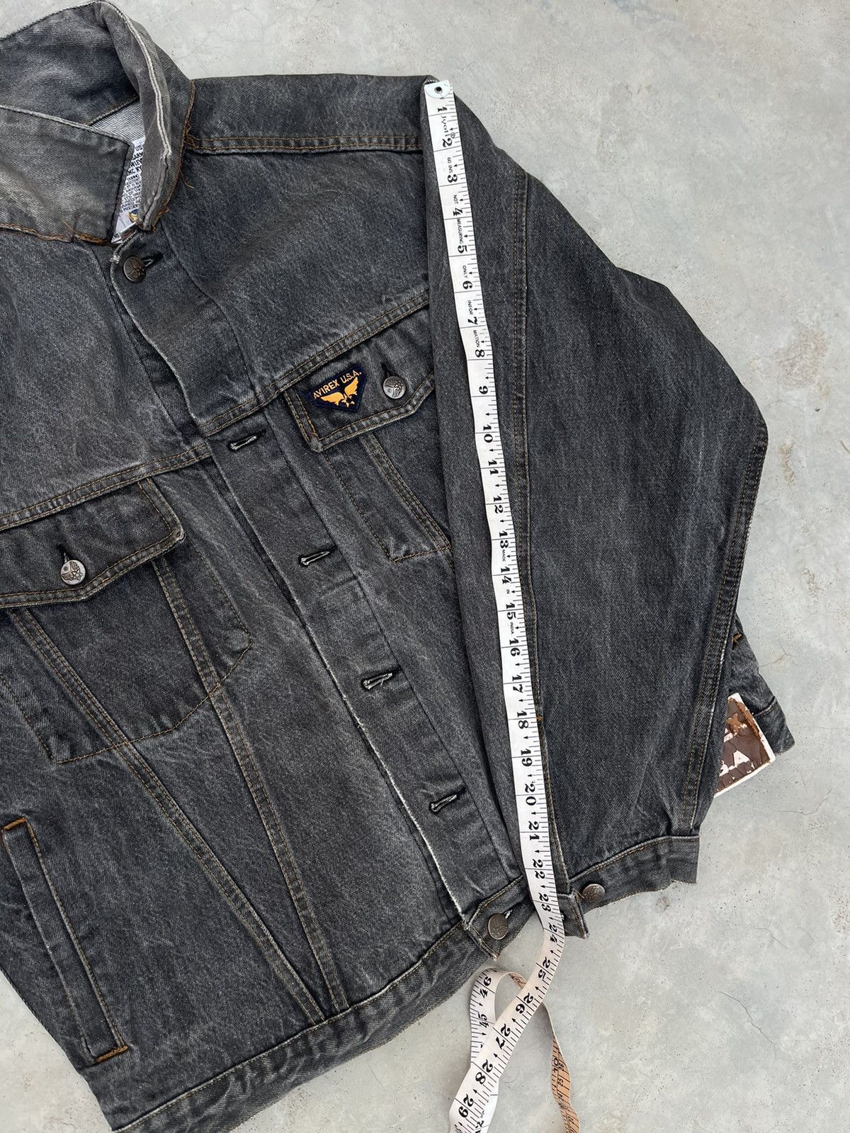 Avirex RARE VINTAGE AVIREX DENIM JACKET 🇺🇸 Size US S / EU 44-46 / 1 - 14 Thumbnail