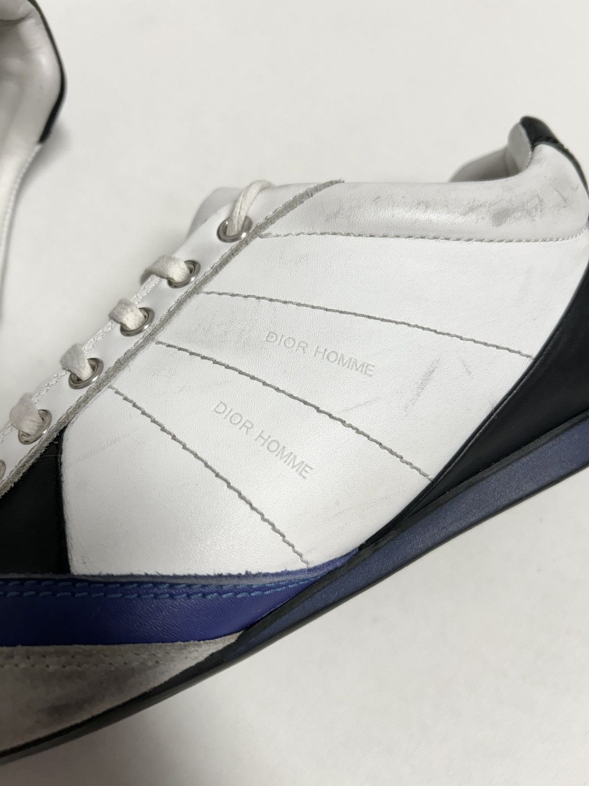 Dior 2009 B83 Panelled Leather & Suede Sneaker Size US 9.5 / EU 42-43 - 8 Thumbnail