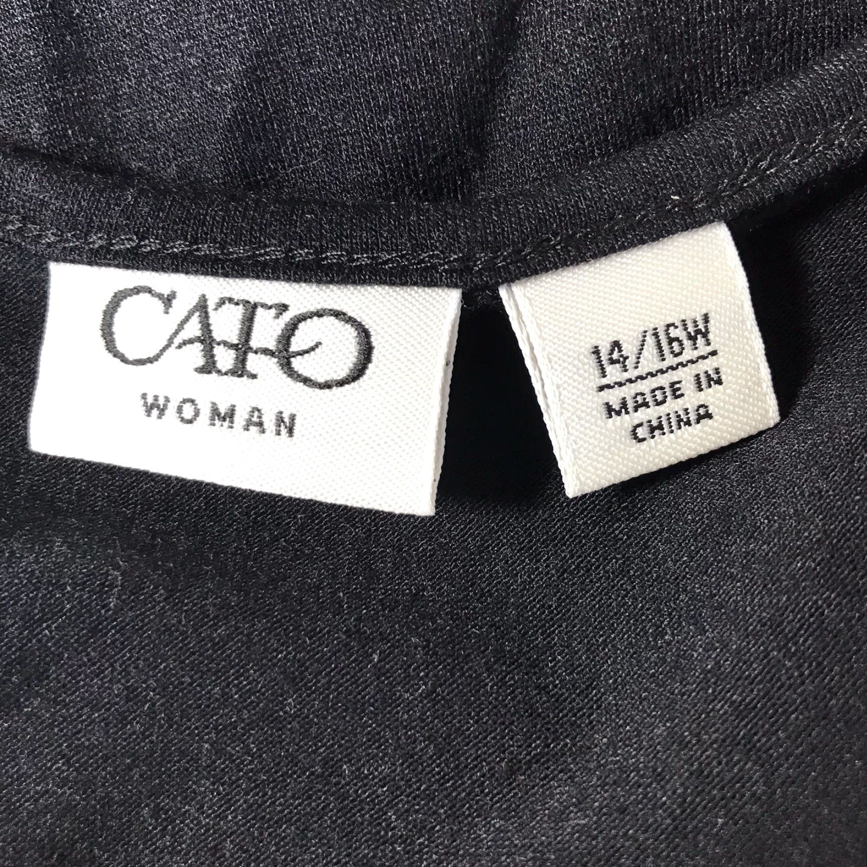 Vintage Cato Plus Size 16W Black Sequin Tank Top for Women - Casual, Party, Workwear Size XXL / US 16-18 / IT 52-54 - 3 Thumbnail