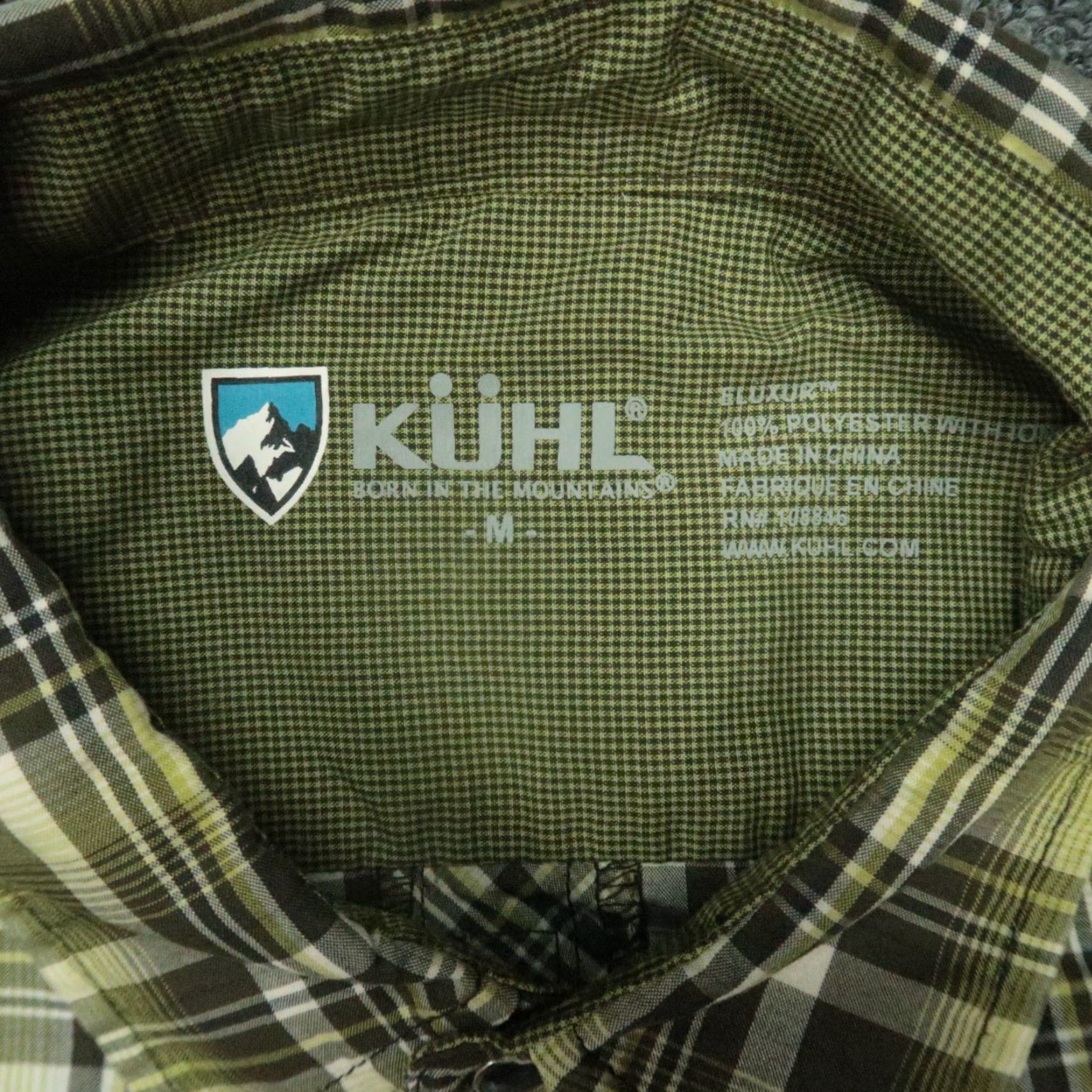 Vintage Kuhl Shirt Mens Medium Green Plaid SS Short Sleeve Pearl Snap Western Eluxur Size US M / EU 48-50 / 2 - 3 Thumbnail