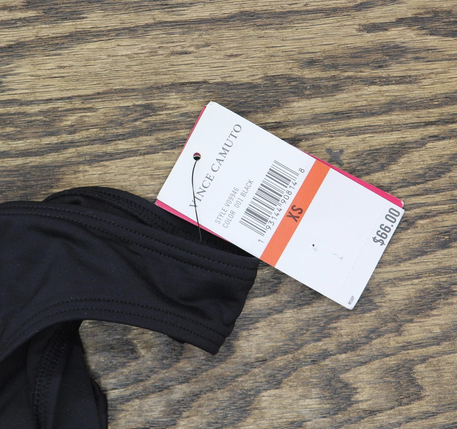 Vince Camuto Nwt Vince Camuto Cut Bottom Bikini Swim V09946 Black Xs Size ONE SIZE - 3 Thumbnail