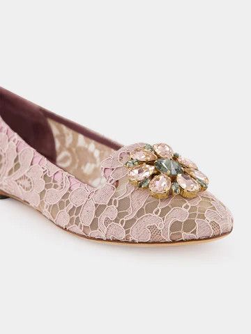 Dolce & Gabbana o1y0925 Loafers in Pink Size US 6 / IT 36 - 3 Thumbnail