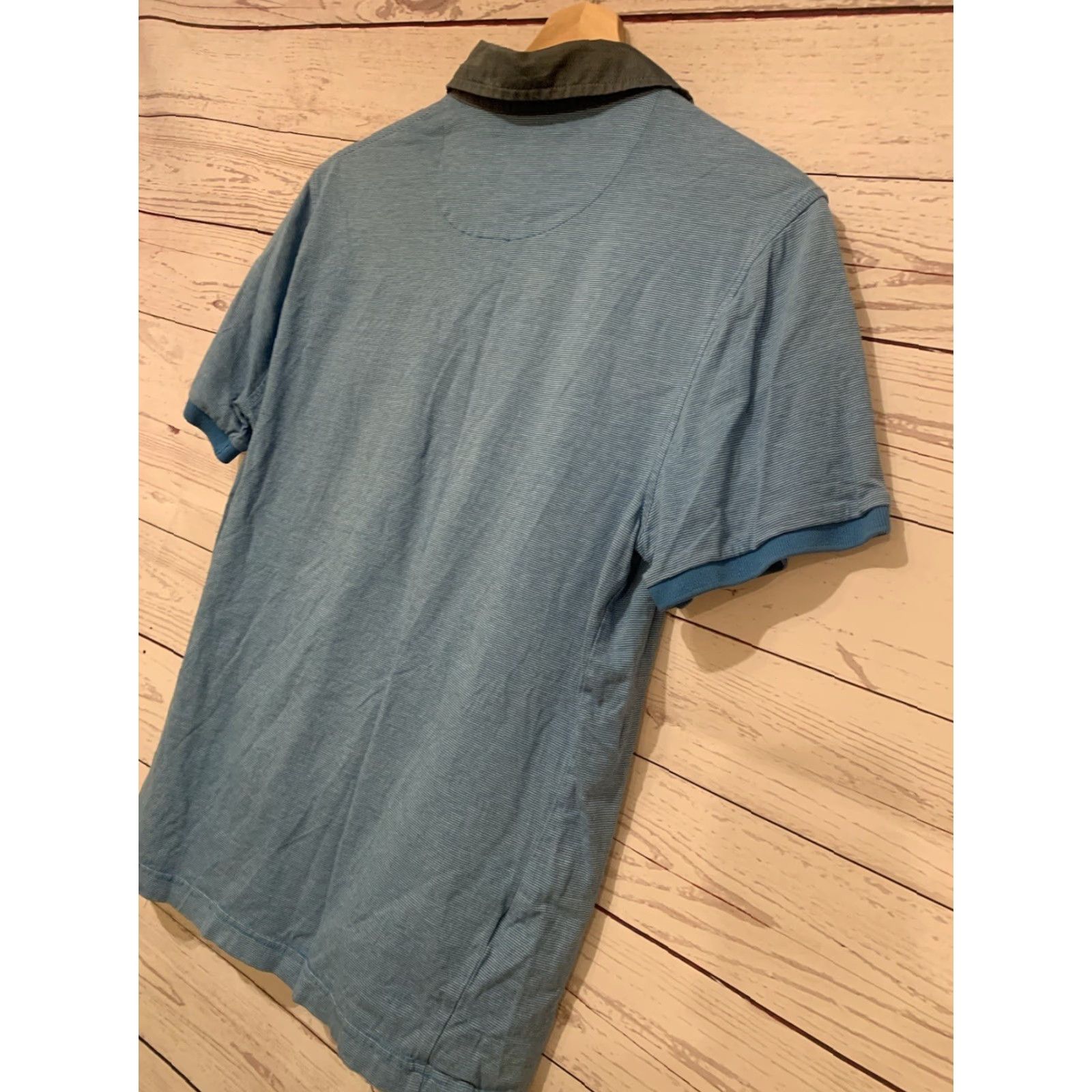 Original Penguin Mens Original Penguin Aquarius Tropical Blue Golf SlimFit Polo Shirt Size Medium Size US XL / EU 56 / 4 - 5 Thumbnail