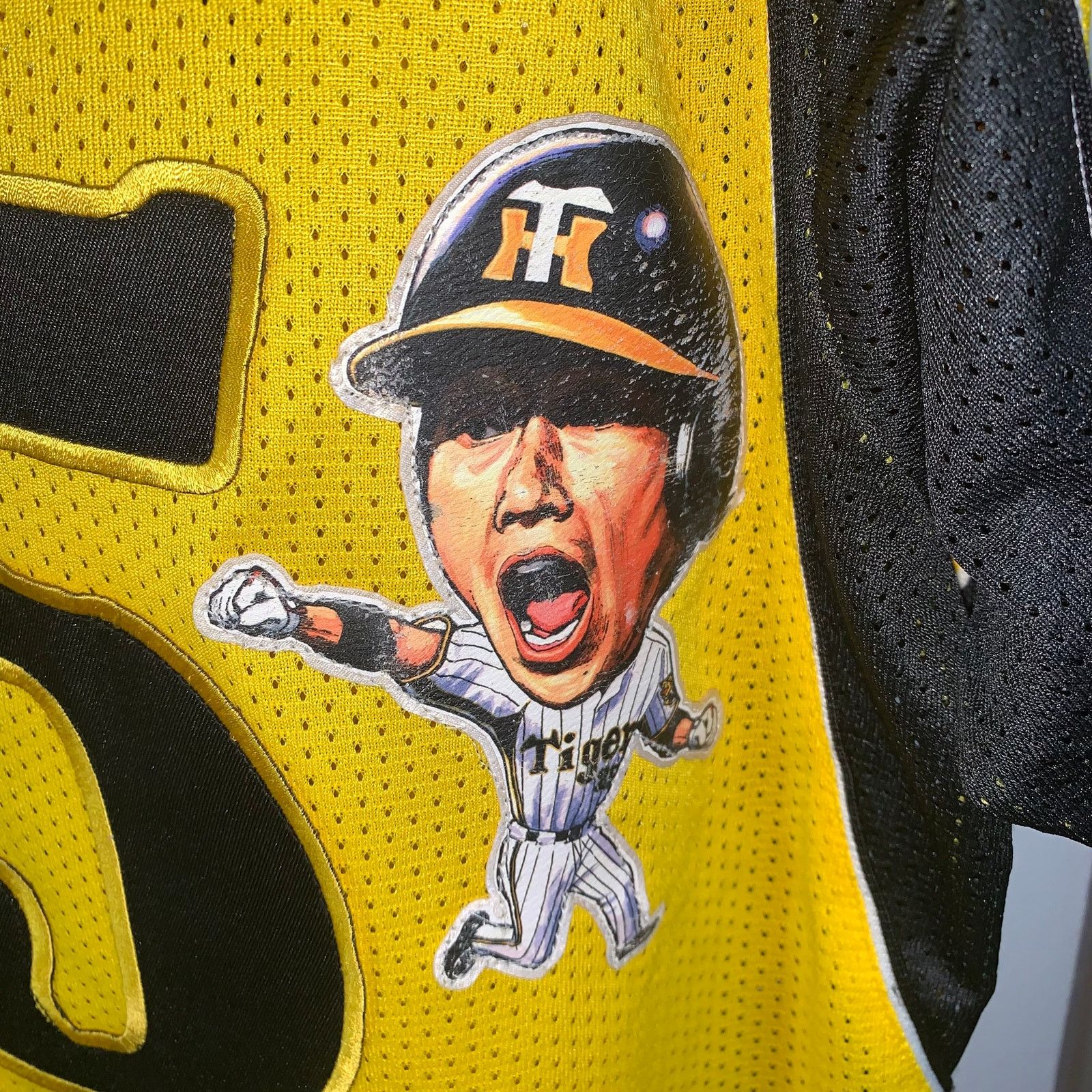 Vintage Hanshin Tigers #25 Official Fan Club Jersey Japan Size US L / EU 52-54 / 3 - 3 Thumbnail
