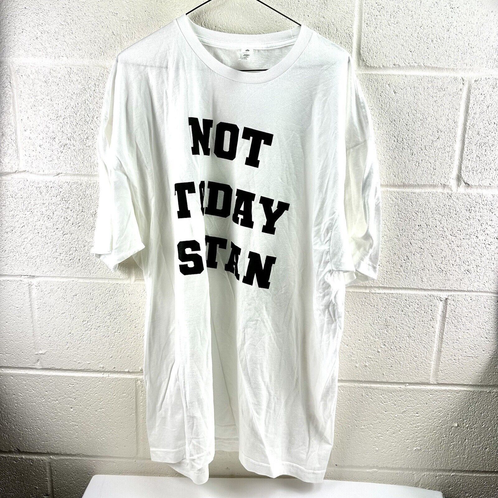 Tultex tultex t-shirt xxl, white, not today satan Size US XXL / EU 58 / 5 - 1 Thumbnail