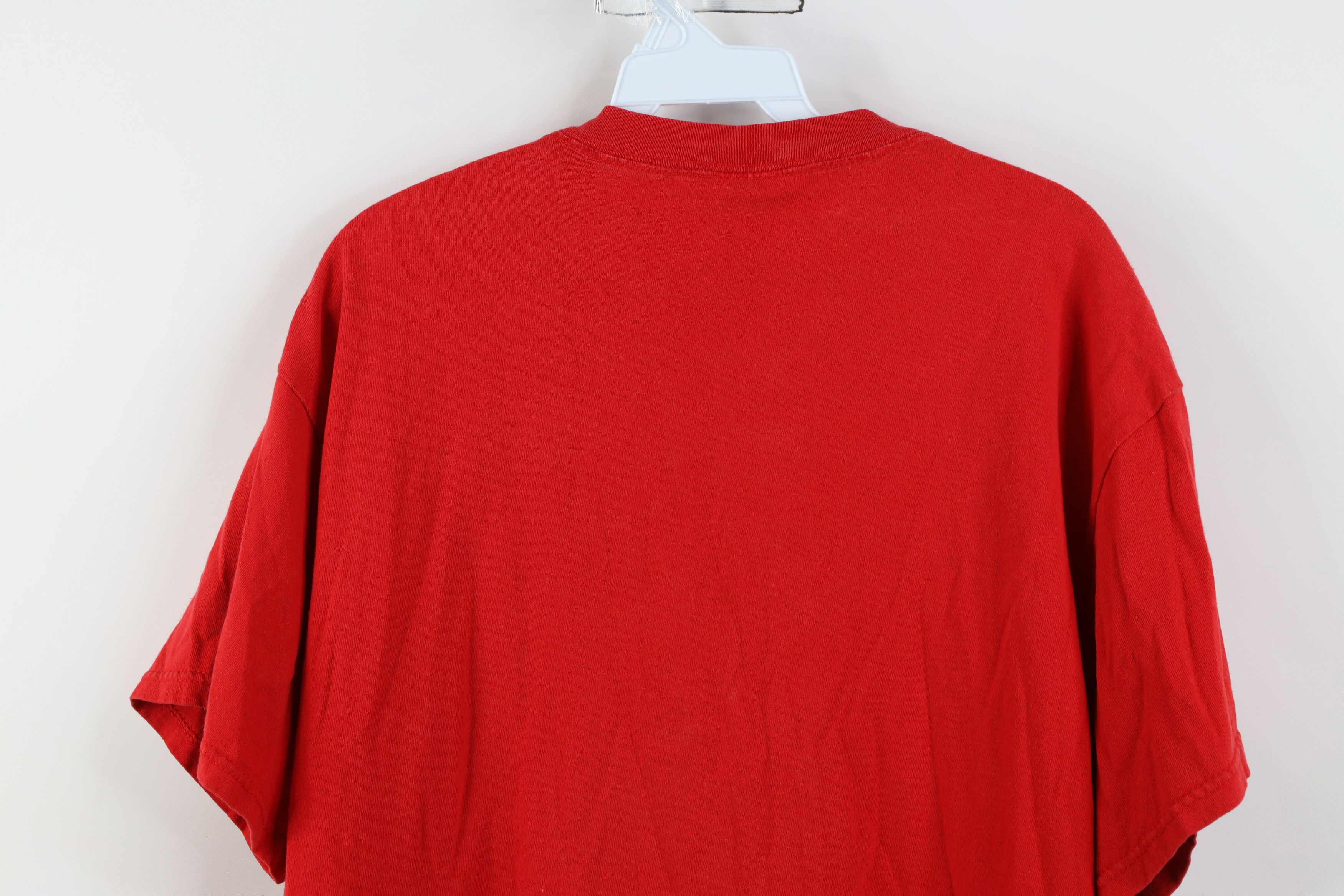 Vintage Vintage 90s Y2K Streetwear Tribal Dragon T-Shirt Red Size US L / EU 52-54 / 3 - 14 Thumbnail