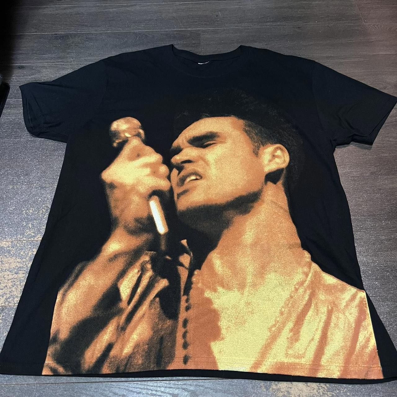 Designer Classic Morrisey Big Print T Shirt 00s XL Size US XL / EU 56 / 4 - 2 Thumbnail