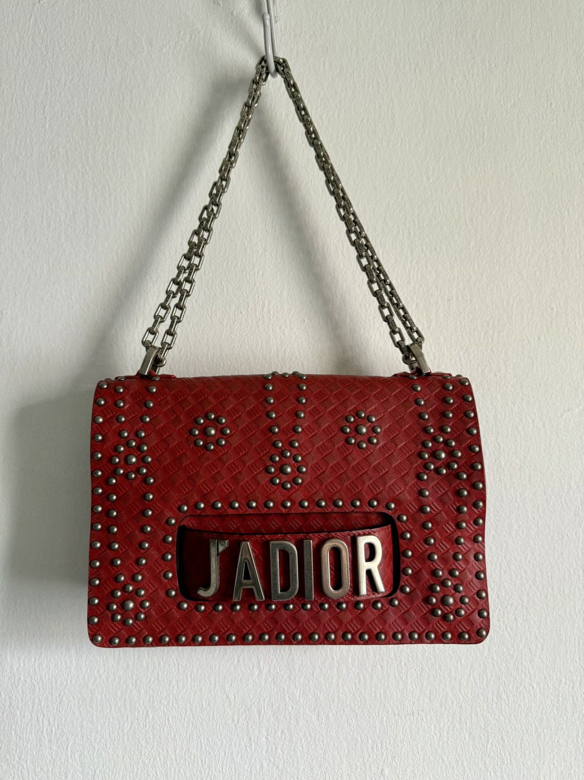 Dior Christian Dior J'Adior Flap Bag studded calfskin leather Size ONE SIZE - 1 Thumbnail