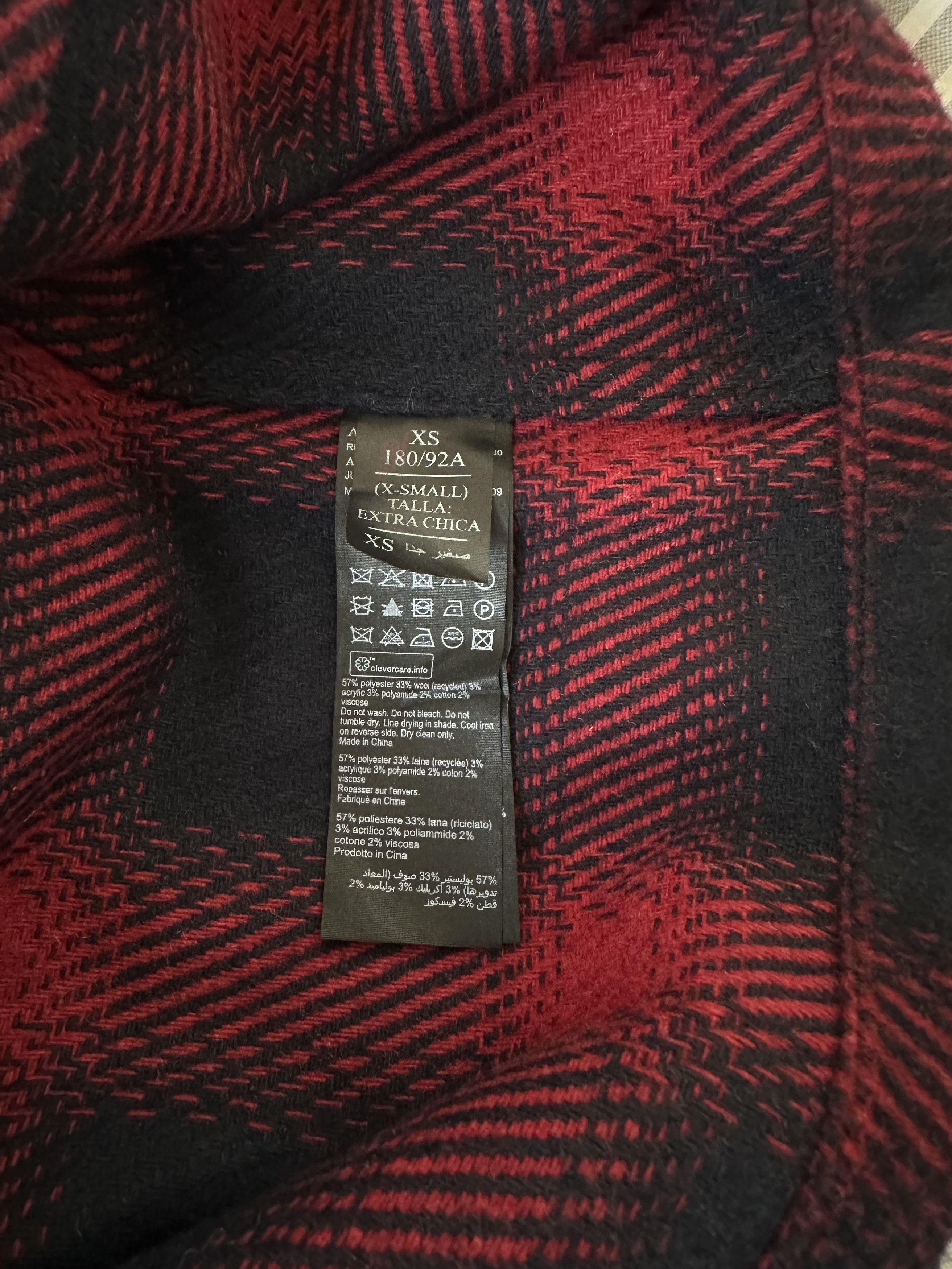 Allsaints Allsaints Wool Blend Checkered Overshirt Coat Jacket Men's Size US S / EU 44-46 / 1 - 10 Thumbnail