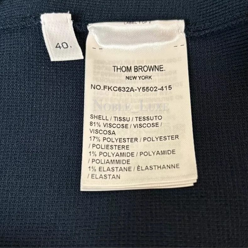 Thom Browne Thom Browne Blue cardigan with a hat Size US XXS / EU 40 - 5 Thumbnail
