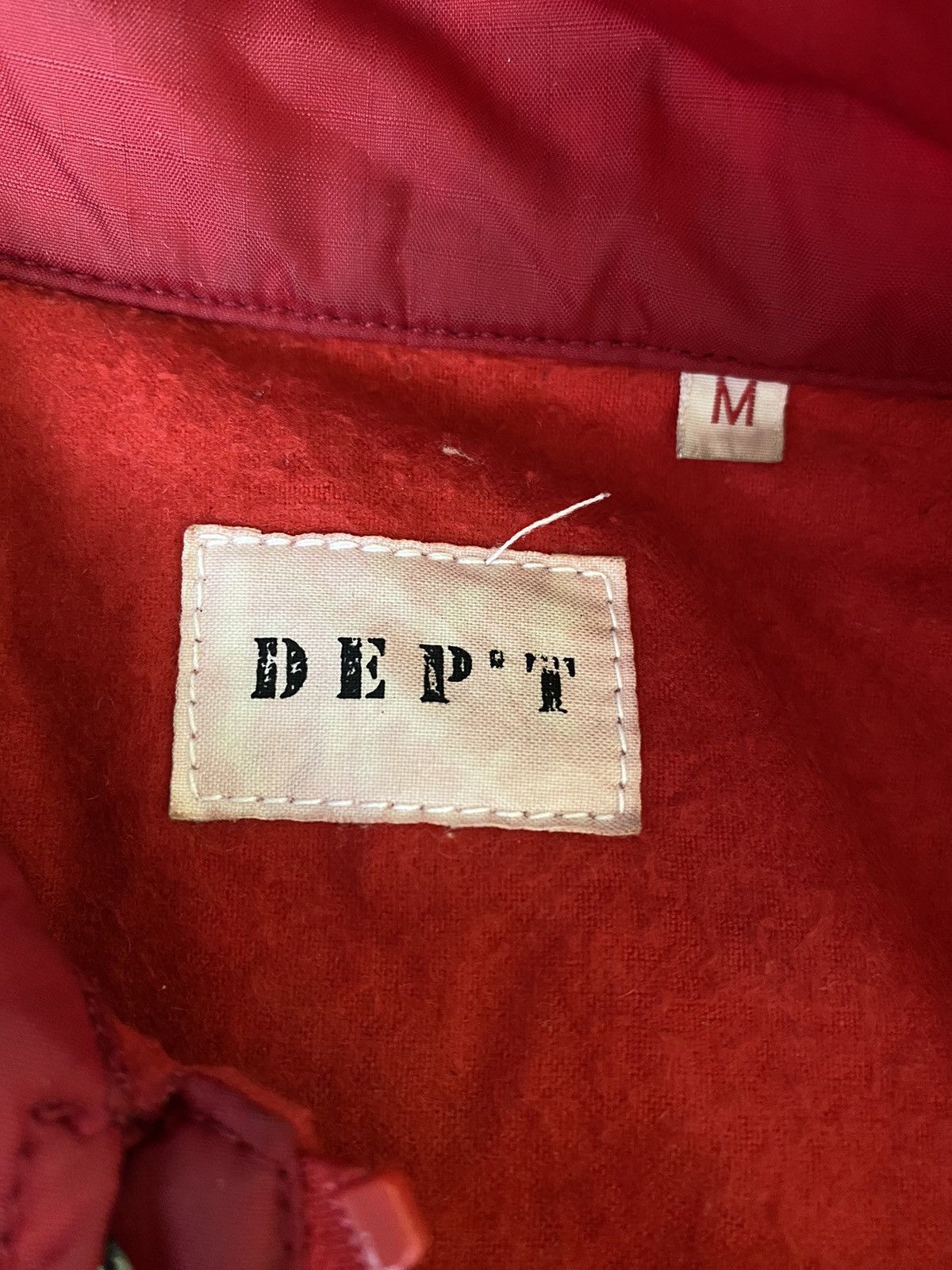 Designer × Japanese Brand Vintage DEPT Thinsulate Insulated Red Nylon Jacket Medium Size US M / EU 48-50 / 2 - 8 Thumbnail