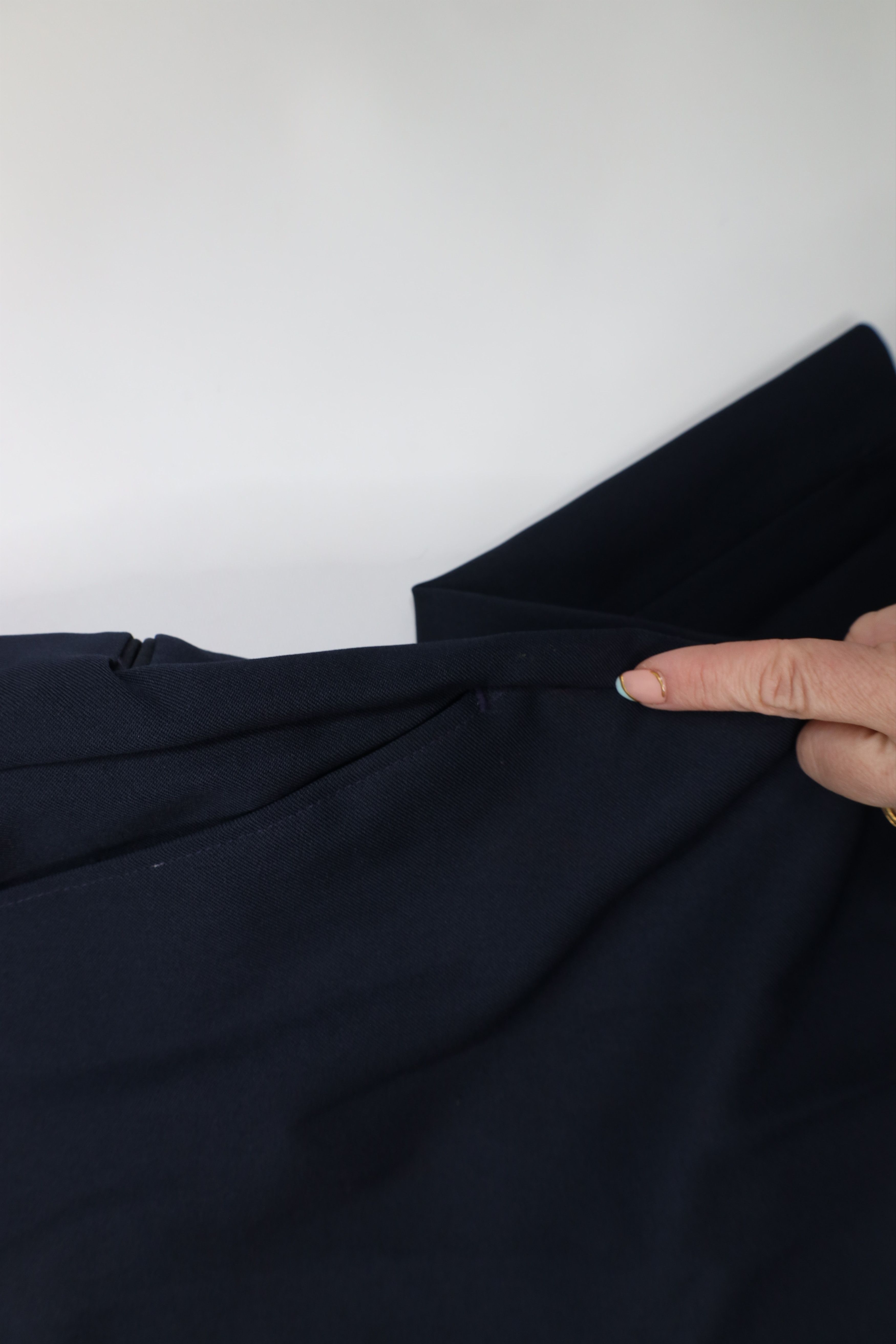 Vintage 70s Streetwear Flared Wide Leg Chino Pants Blue USA