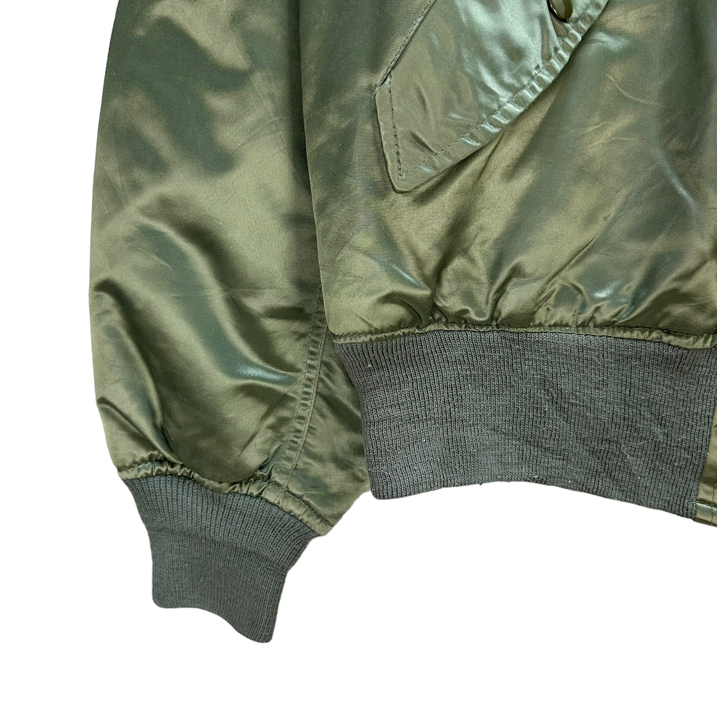 Vintage 90's CORINTH MFG Made In USA Ma 1 Bomber Jacket #A3-0061 Size US L / EU 52-54 / 3 - 5 Thumbnail