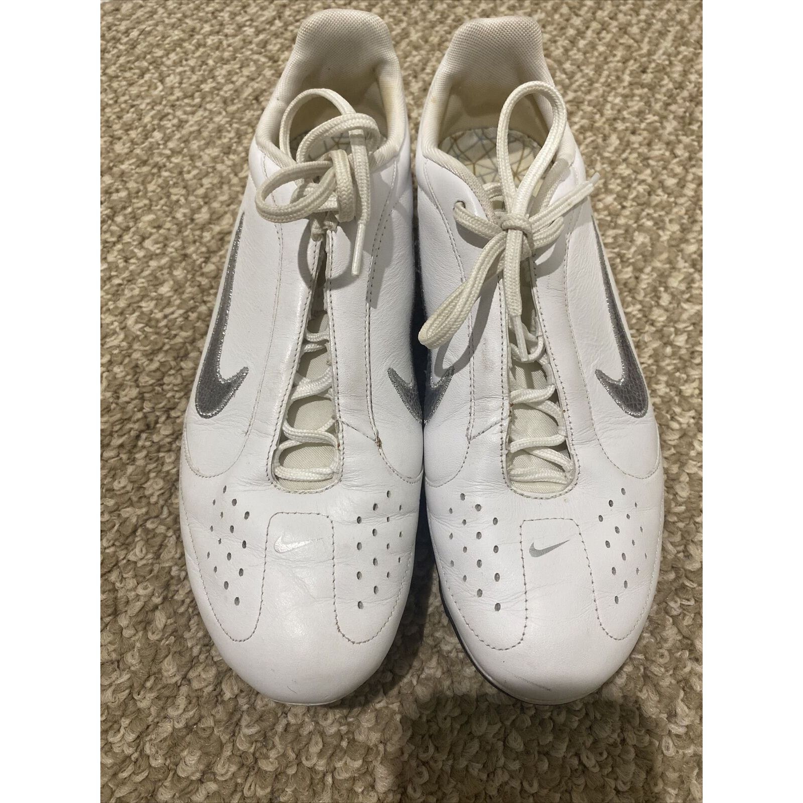 Nike Nike WMN 8 Turf Flats Athletic Running Shoes314048-103 White Size US 8 / IT 38 - 3 Thumbnail