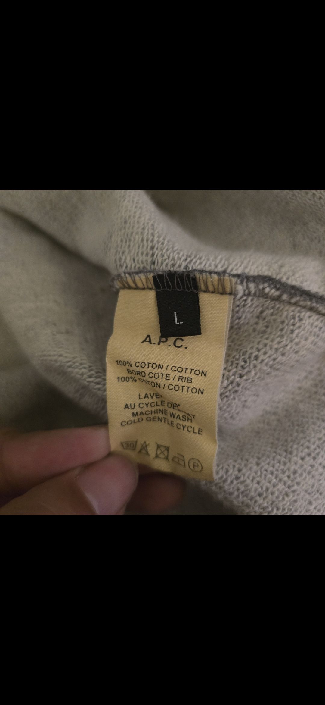 A.P.C. Rare Kanye West A.P.C shortsleve hoodie size L Size US L / EU 52-54 / 3 - 5 Thumbnail