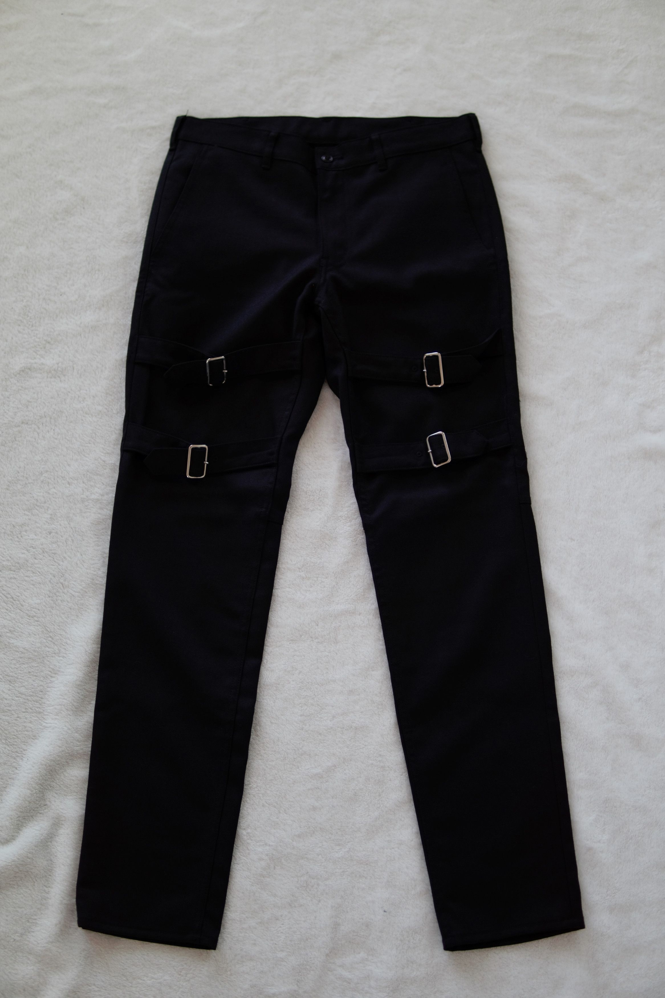 comme des garçons bondage pants archive JUNYA2003BLACKPARACHUTEPANTS-
