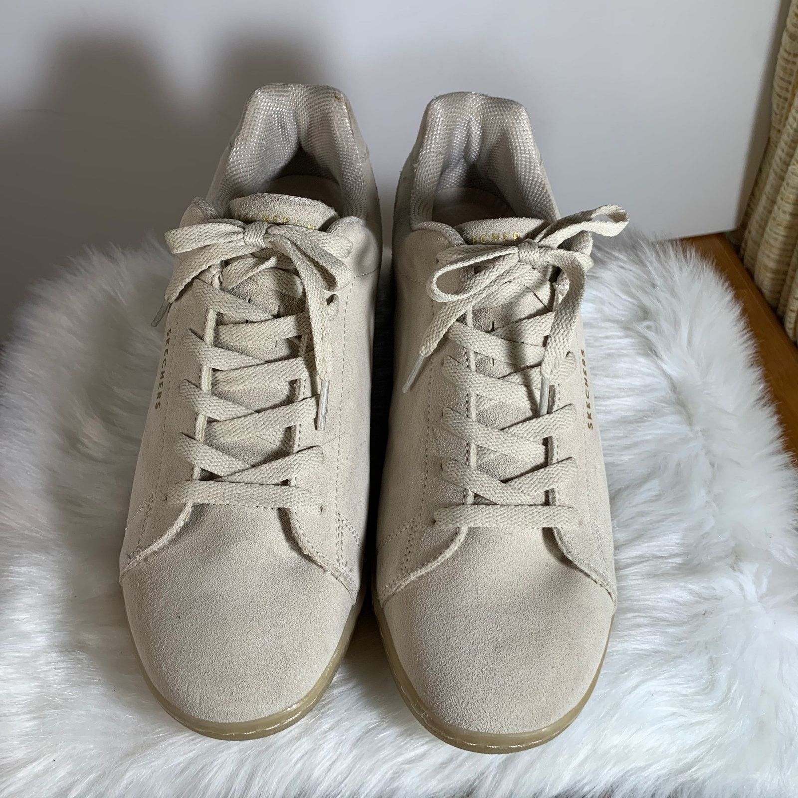 Other Skecher Street Leather Sneaker Size 11 Color Light Tan Size US 11 / IT 41 - 2 Thumbnail