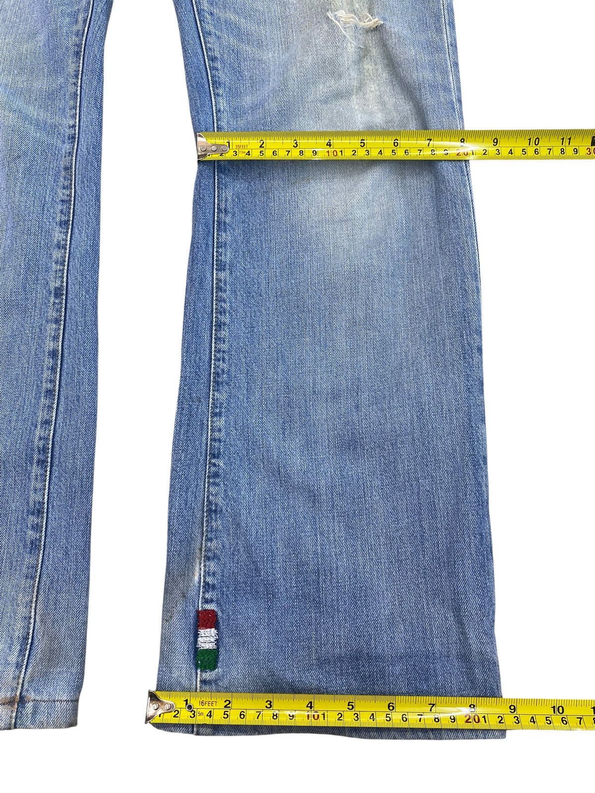HYDROGEN Hydrogen Brand Ripped Faded Wash Style Loose Jeans Size US 32 / EU 48 - 12 Thumbnail