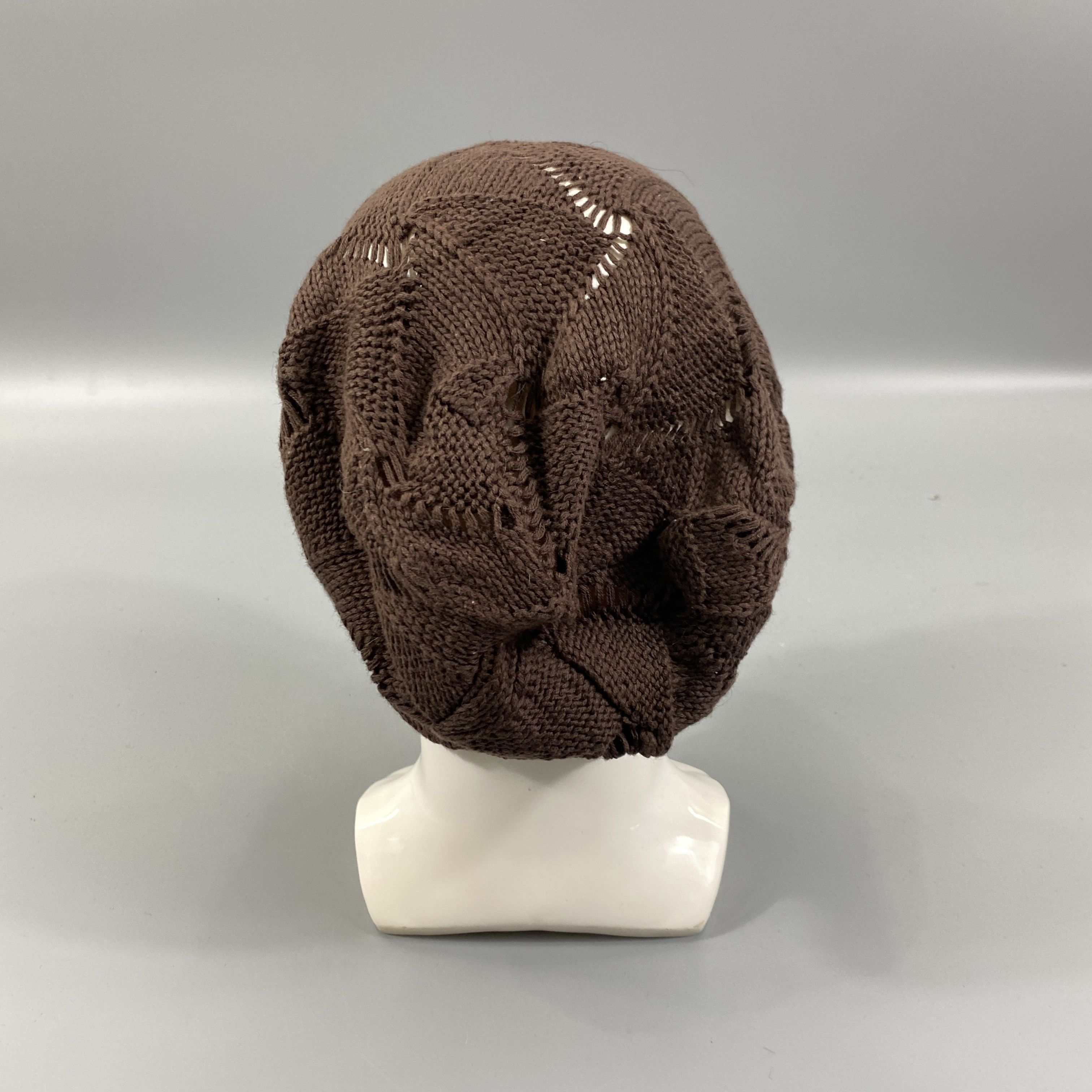 Japanese Brand Knit Pattern Slouchy Beanie Hats -BN1150 Size ONE SIZE - 4 Thumbnail