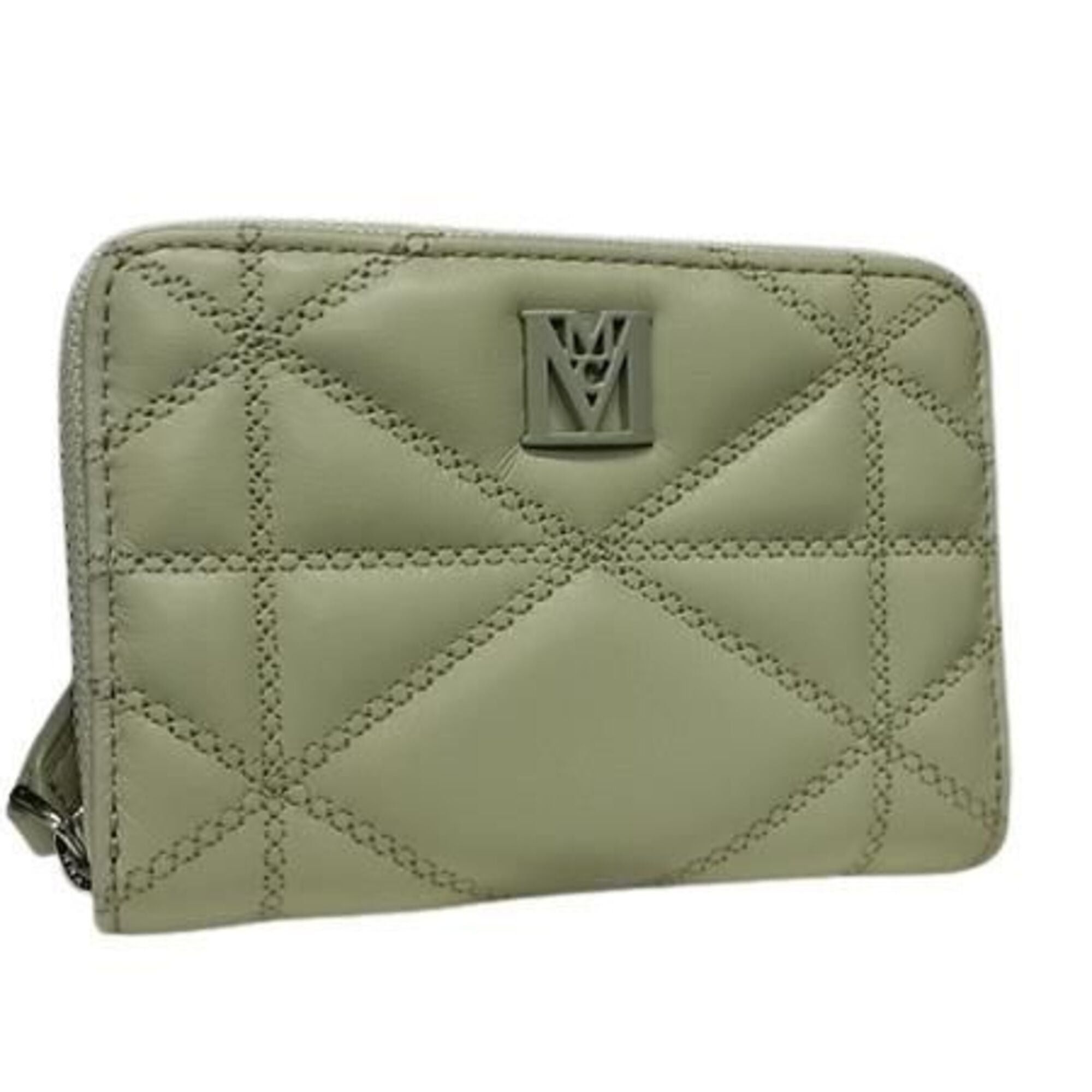 MCM MCM (MCM) Wallet/Coin Case MYL DSLM01 J3001 Light Beige Leather Women's Round Size ONE SIZE - 1 Thumbnail