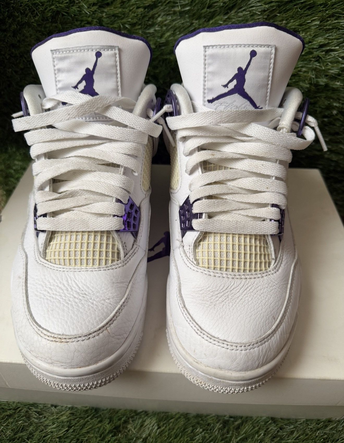 Jordan Brand AIR JORDAN 4 RETRO METALLIC PURPLE SIZE 8.5 Size US 8.5 / EU 41-42 - 6 Thumbnail
