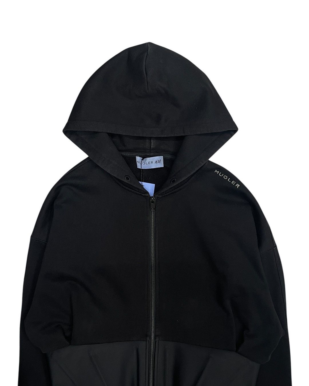 Mugler Mugler x H&M SS23 Corset Waist Hooded Jacket Size L / US 10 / IT 46 - 6 Thumbnail