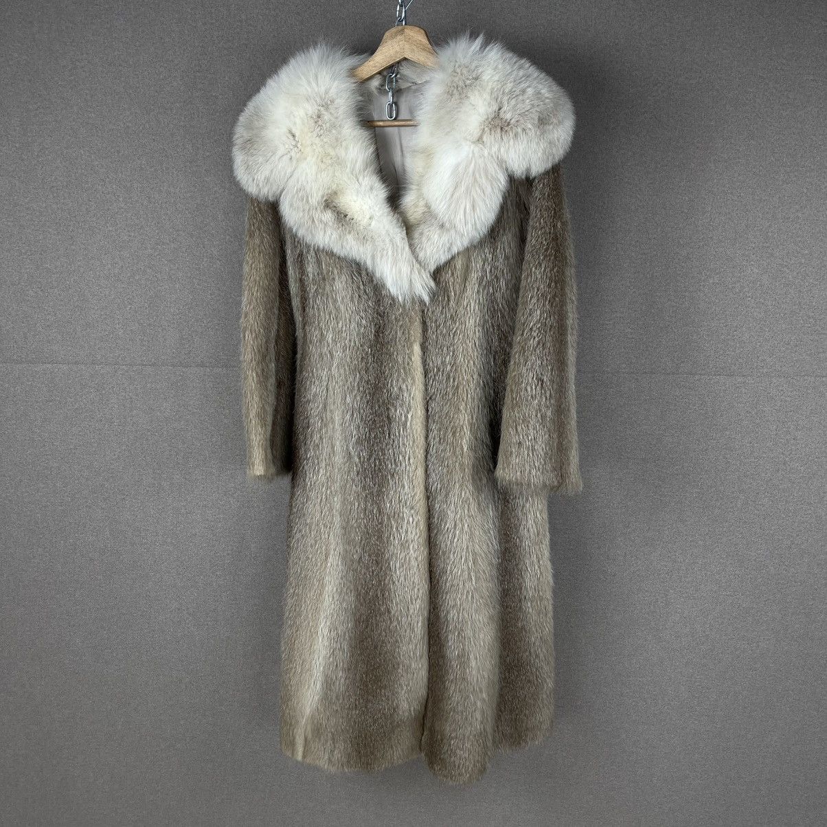 If Six Was Nine × Vintage VINTAGE 80s FUR COAT FUZZY HIGH QUALITY JACKET Size US M / EU 48-50 / 2 - 3 Thumbnail