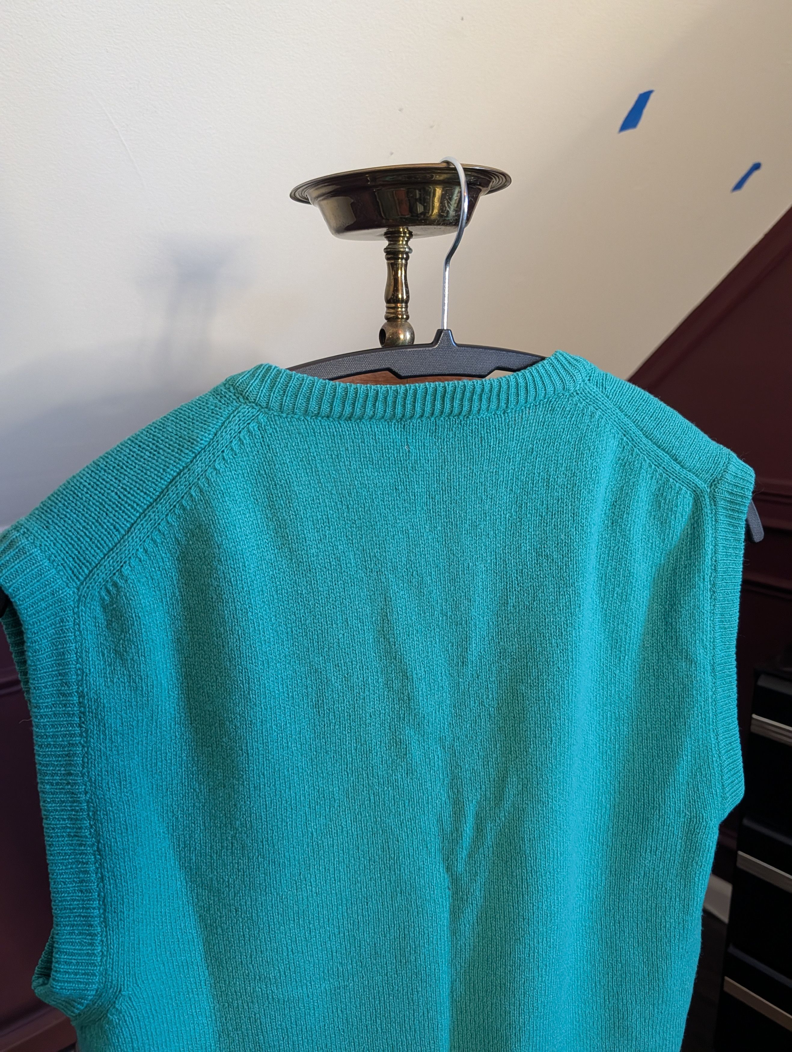 J.Crew CREW vintage made in Italy knit sweater vest virgin wool Size US S / EU 44-46 / 1 - 8 Thumbnail