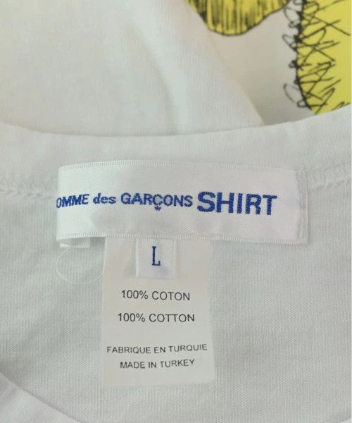 Comme des Garcons SHIRT T-Shirts cut and sewn logo print cotton short sleeve White Size US L / EU 52-54 / 3 - 5 Thumbnail