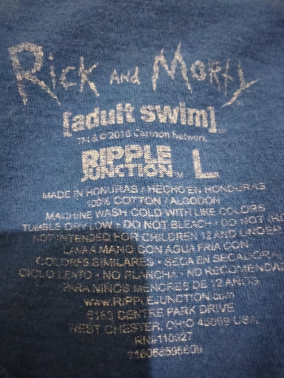 Band Tees × Cartoon Network Rick and Morty T Shirt Size US L / EU 52-54 / 3 - 4 Thumbnail