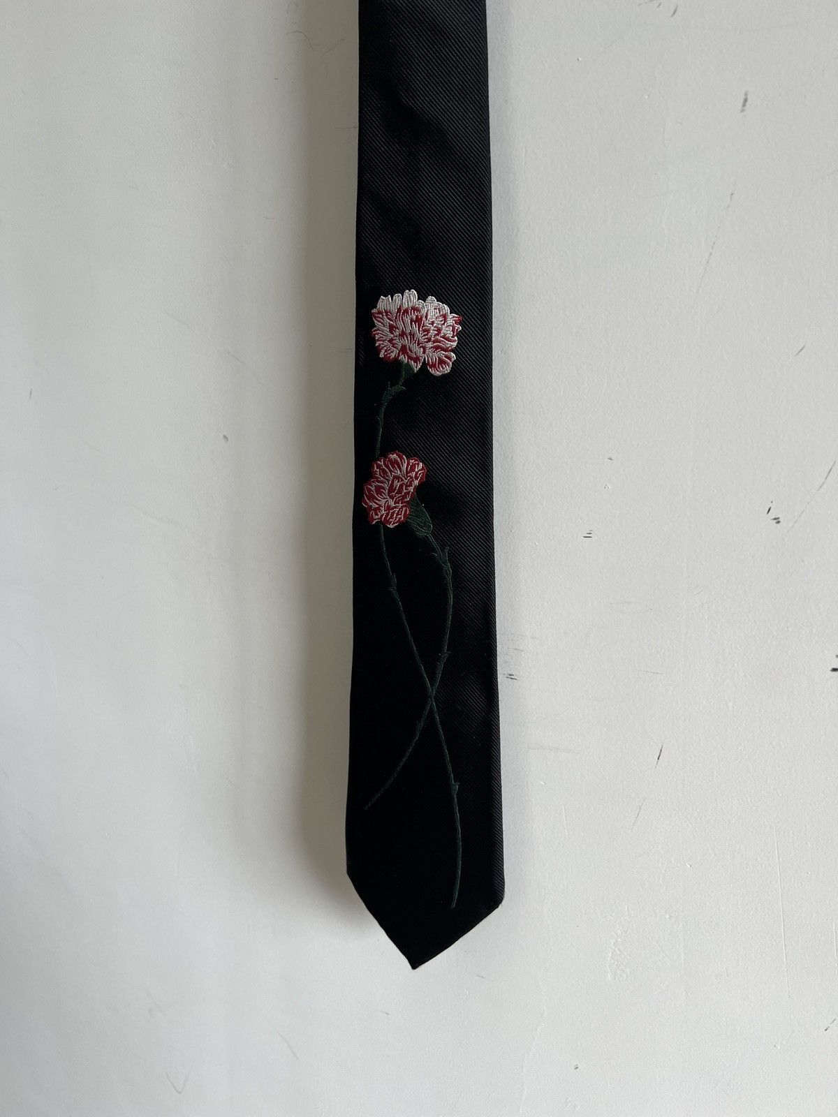 Yohji Yamamoto Yohji Yamamoto HOMME - FLORAL PATTERN DERBY TIE Size ONE SIZE - 3 Thumbnail