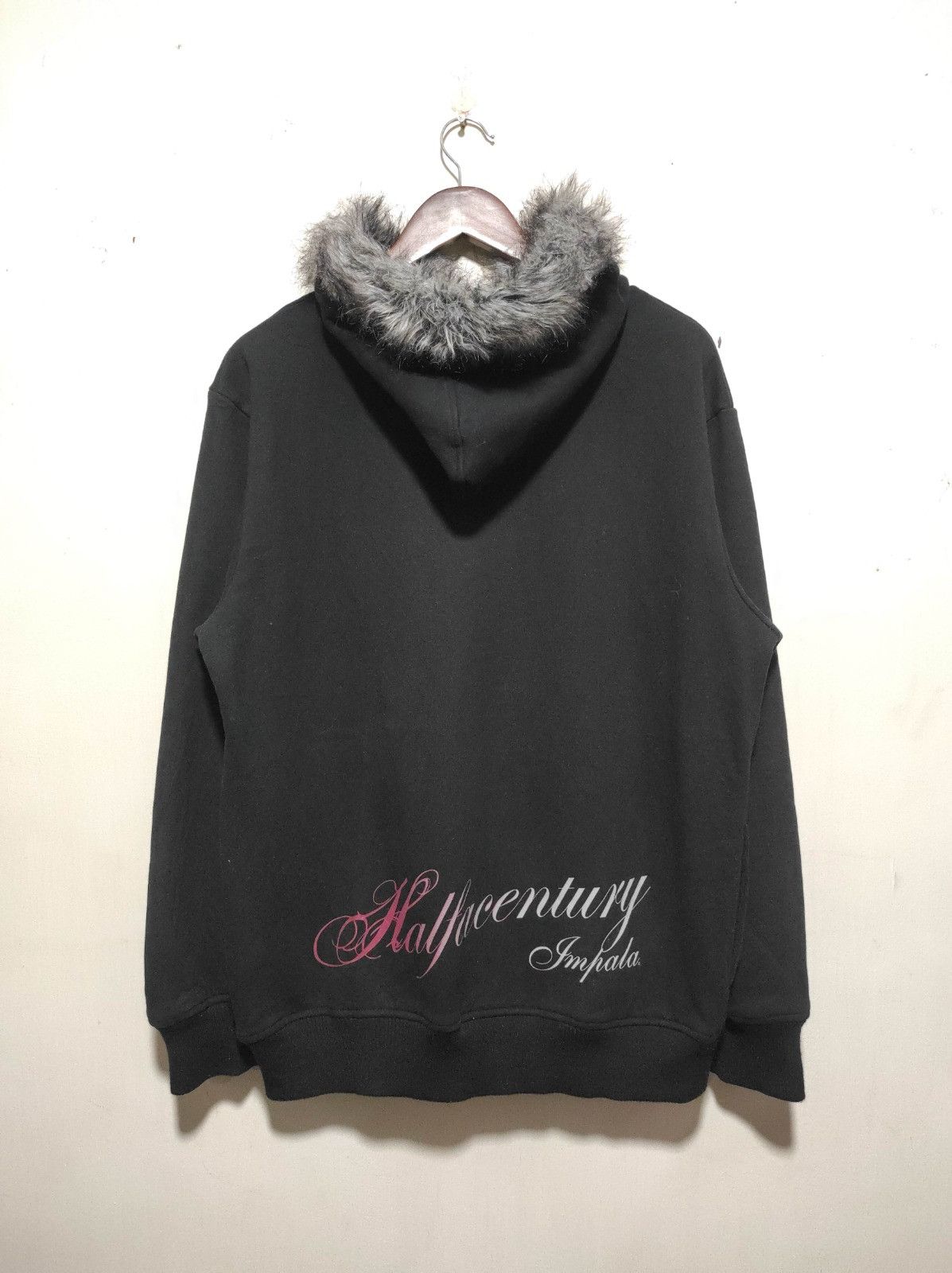Japanese Brand Impala poem zip fur hoodie ifsix LGB style Size US L / EU 52-54 / 3 - 14 Thumbnail