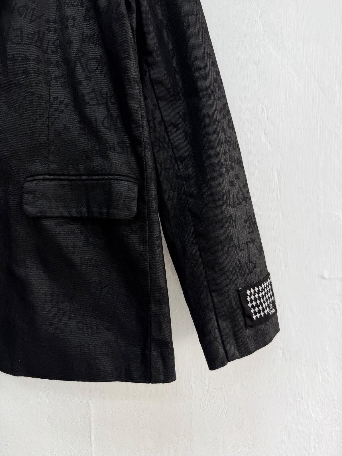 Ksubi new Ksubi mens black grease blazer jacket medium m suit 2 Size US M / EU 48-50 / 2 - 4 Thumbnail