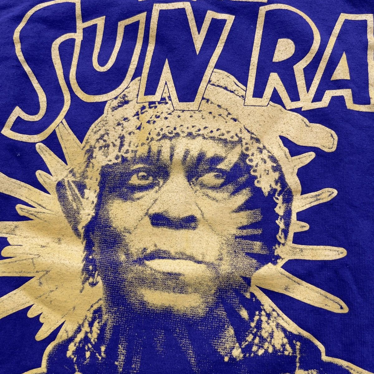 Band Tees × Vintage Vintage SUN RA ARKESTRA SPACE IS THE PLACE Shirt Size US L / EU 52-54 / 3 - 3 Thumbnail