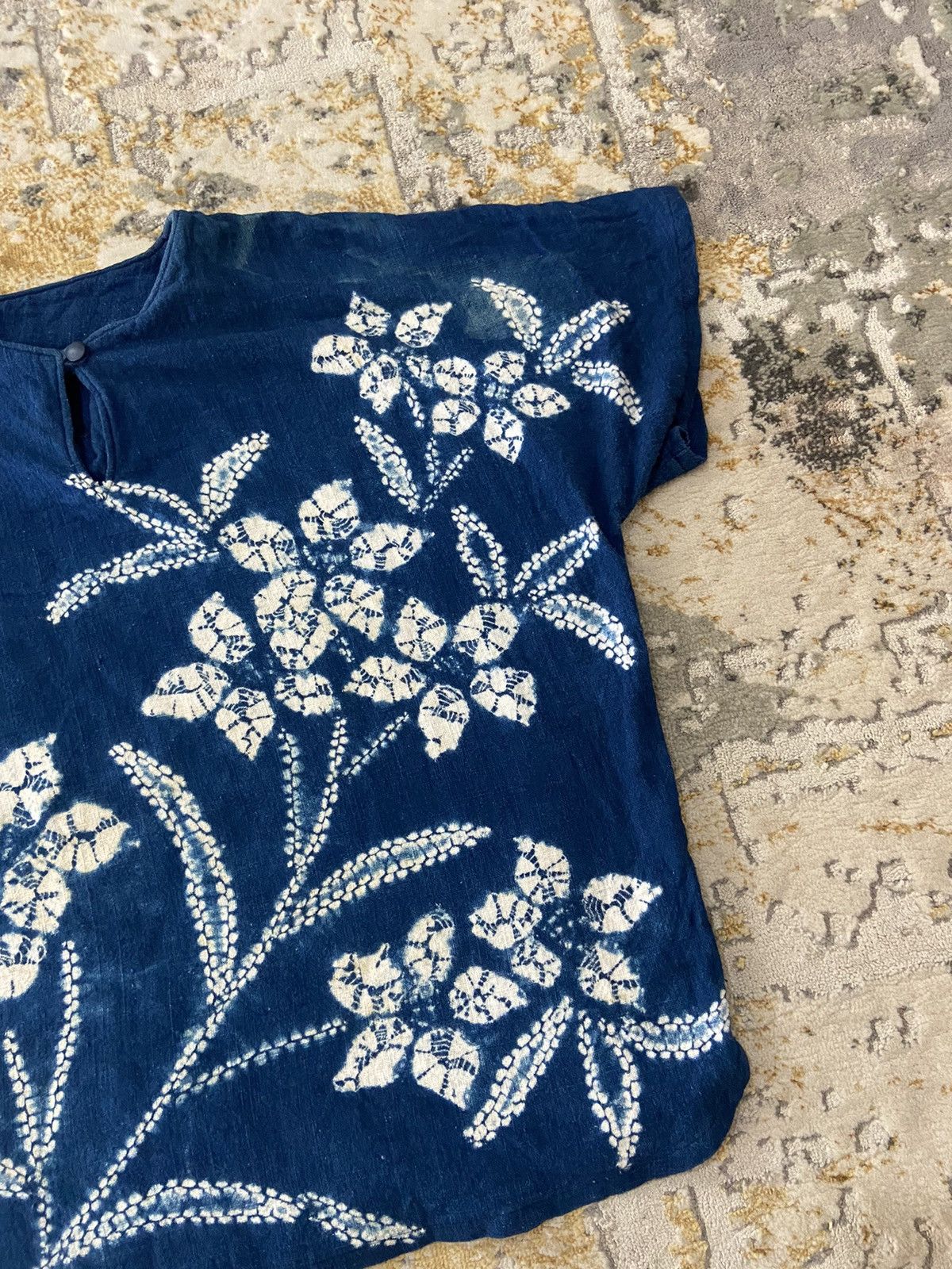 Indigo × Japanese Brand × Other INDIGO AIZOME BLUE SHIRT 🇯🇵 Size L / US 10 / IT 46 - 2 Thumbnail