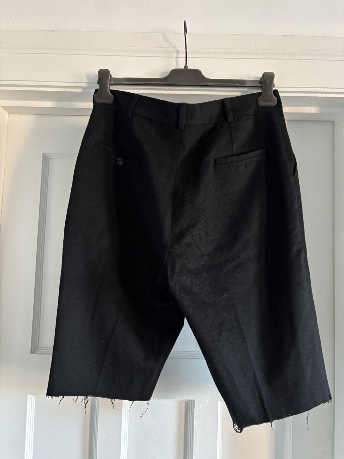 Rick Owens Fw03 Revillon Rick Owen’s Cashmere blend tailored shorts Size US 32 / EU 48 - 4 Thumbnail