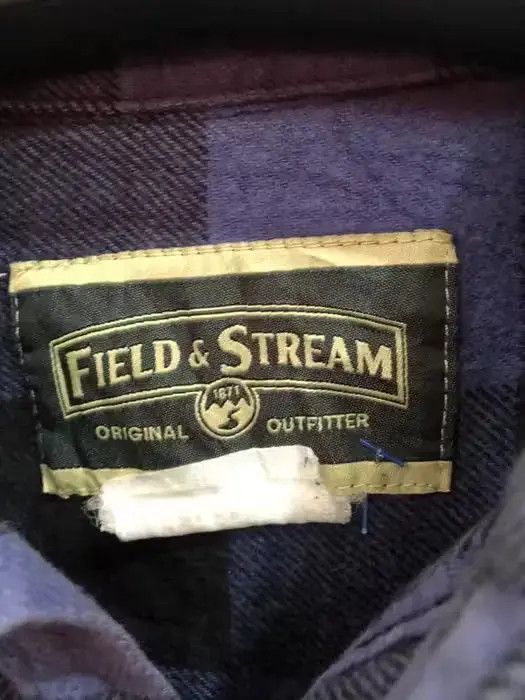 Vintage Field and Stream Plaid Tartan Flannel Shirt 👕 Size US L / EU 52-54 / 3 - 3 Thumbnail