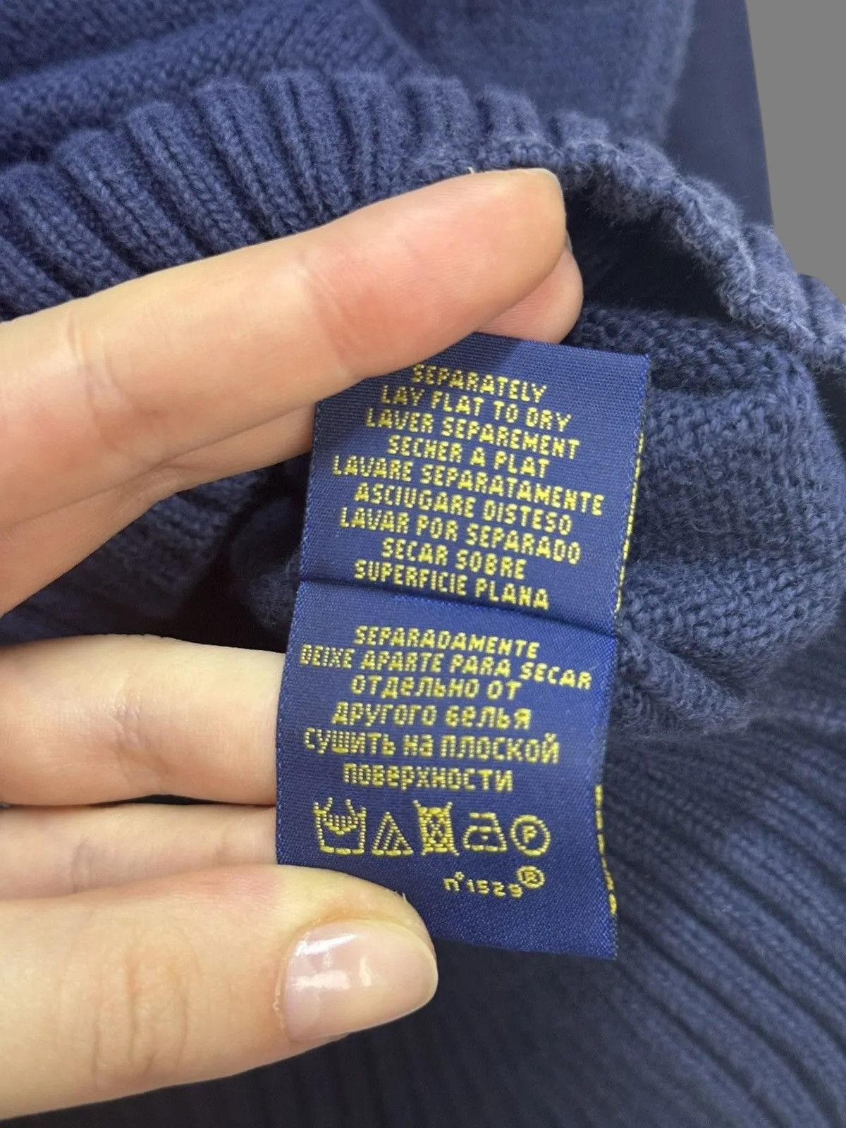 RRL Ralph Lauren Y2K Polo Ralph Lauren Vintage Sweater Navy RRL Sk8 Size US XL / EU 56 / 4 - 11 Thumbnail