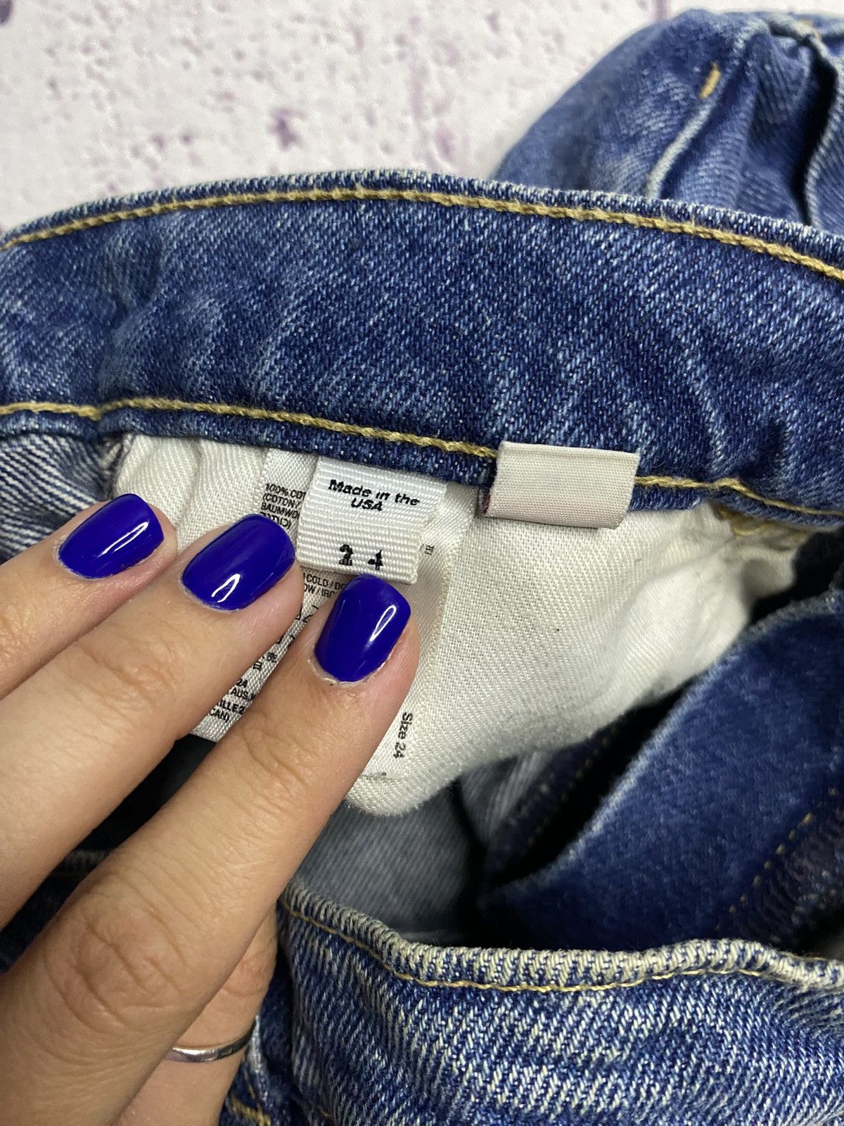 American Apparel Womens Shorts American Apparel japanase brand y2k blue Size 24" / US 00 / IT 34 - 7 Thumbnail