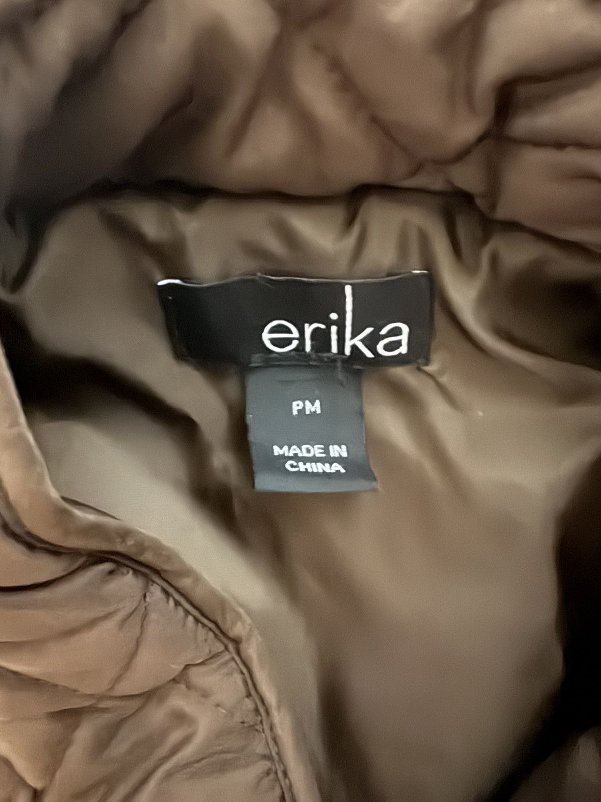 Other Brown quilted zip up vest #winter Size US S / EU 44-46 / 1 - 3 Thumbnail