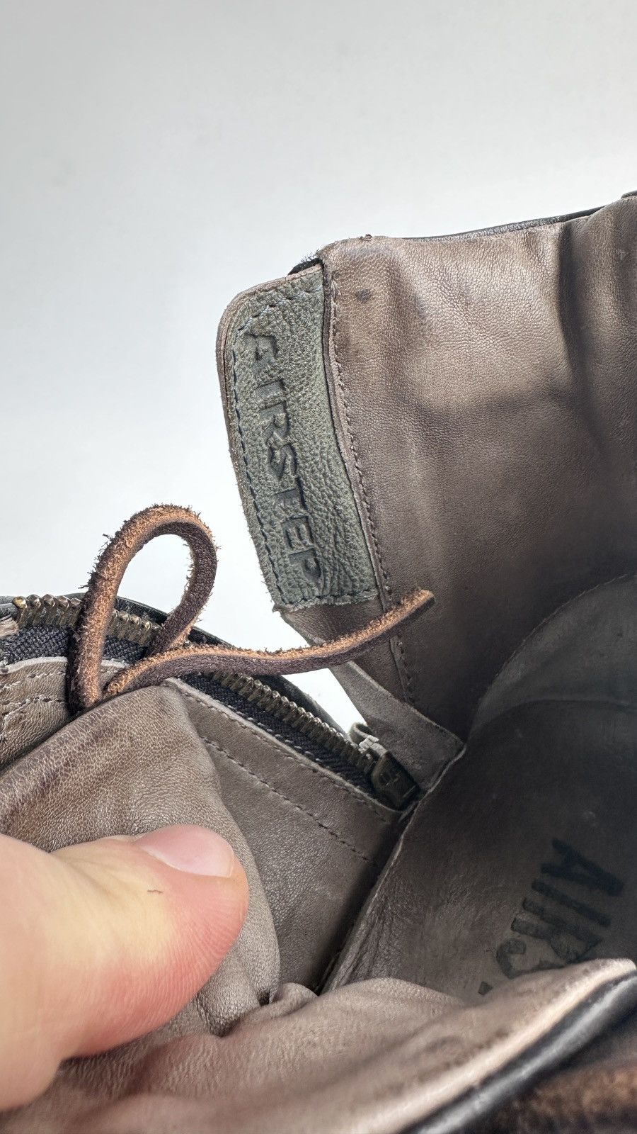 A.S.98 Airstep A.S.98 Leather High Top Sneakers Boots Avant Garde Size US 6.5 / IT 36.5 - 14 Thumbnail