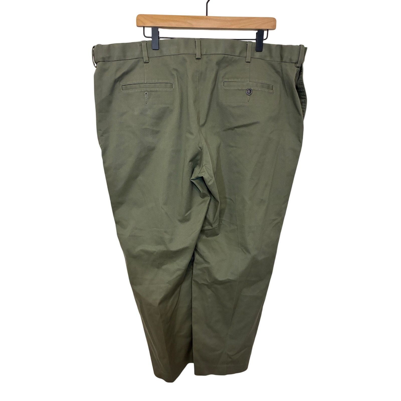 Savane Savane Tailor Fit Chino Pants Holiday Dusty Olive 42W 29L Size US 42 / EU 58 - 4 Thumbnail