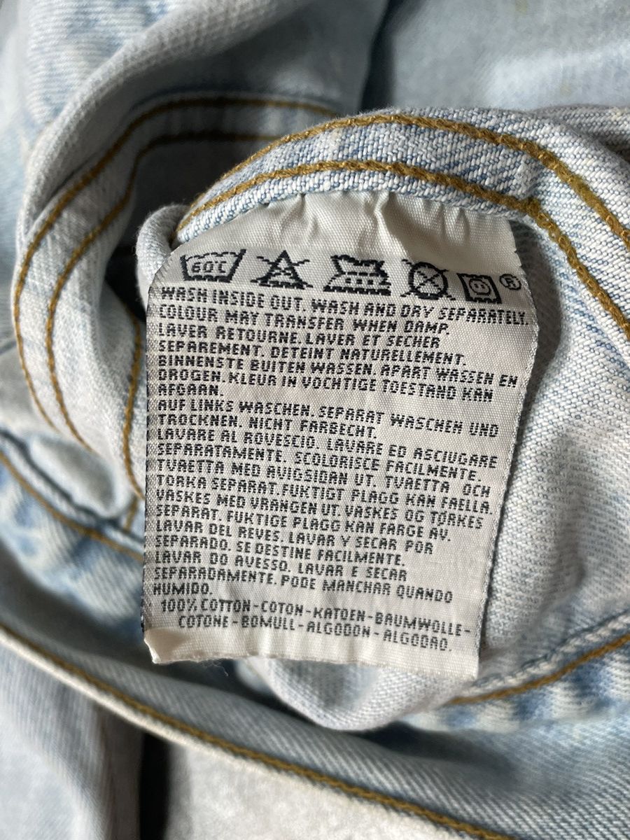 Levi's 🔥Offers🔥Levis Vintage Y2K Denim Jacket Rare Baby Blue Size XS / US 0-2 / IT 36-38 - 10 Thumbnail