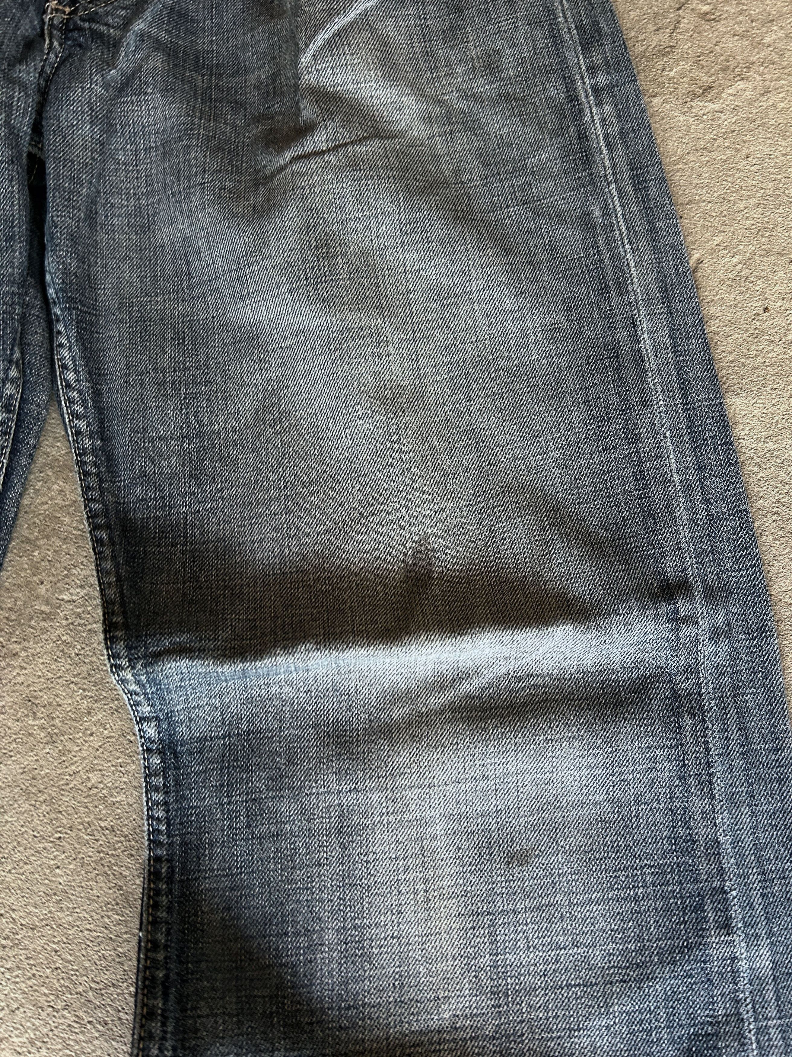 Vintage Vintage Dark Wash Baggy Denim Jeans Wide Leg Y2K Style Size US 32 / EU 48 - 6 Thumbnail