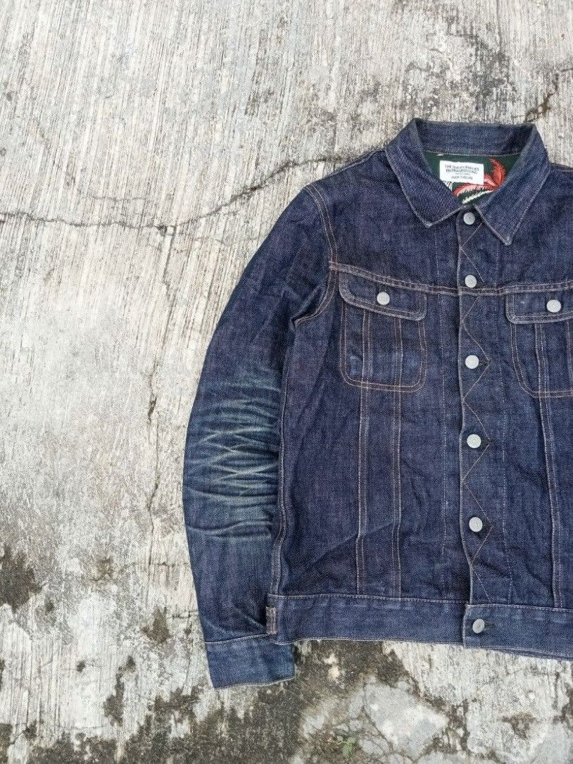 Wacko Maria Wacko Maria Guilty Parties Natural Faded Denim Jacket Size US M / EU 48-50 / 2 - 3 Thumbnail