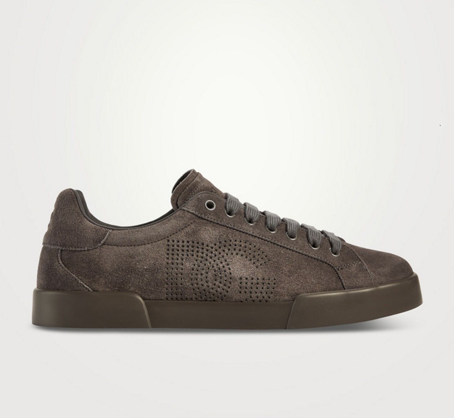 Dolce & Gabbana Suede Perforated Logo Sneakers Size US 11 / EU 44 - 2 Thumbnail