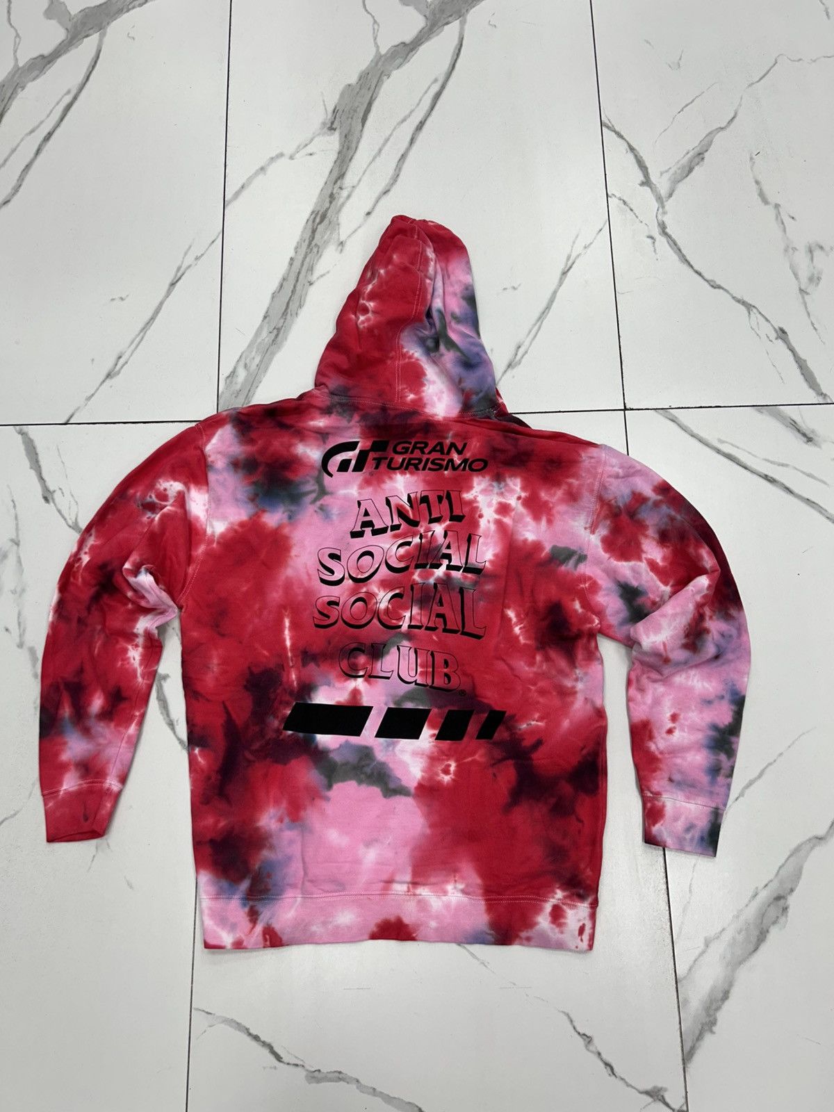 Anti Social Social Club Anti Social Social Club x Gran Turismo Dye Hoodie "Red" Size US XXL / EU 58 / 5 - 3 Thumbnail