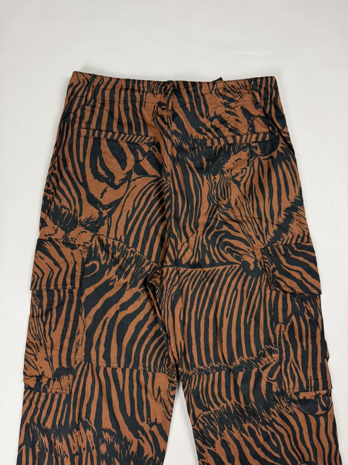 Weekend Max Mara Weekend Max Mara Ladies Zebra Pattern Cargo Pants Trousers Size 29" - 19 Thumbnail