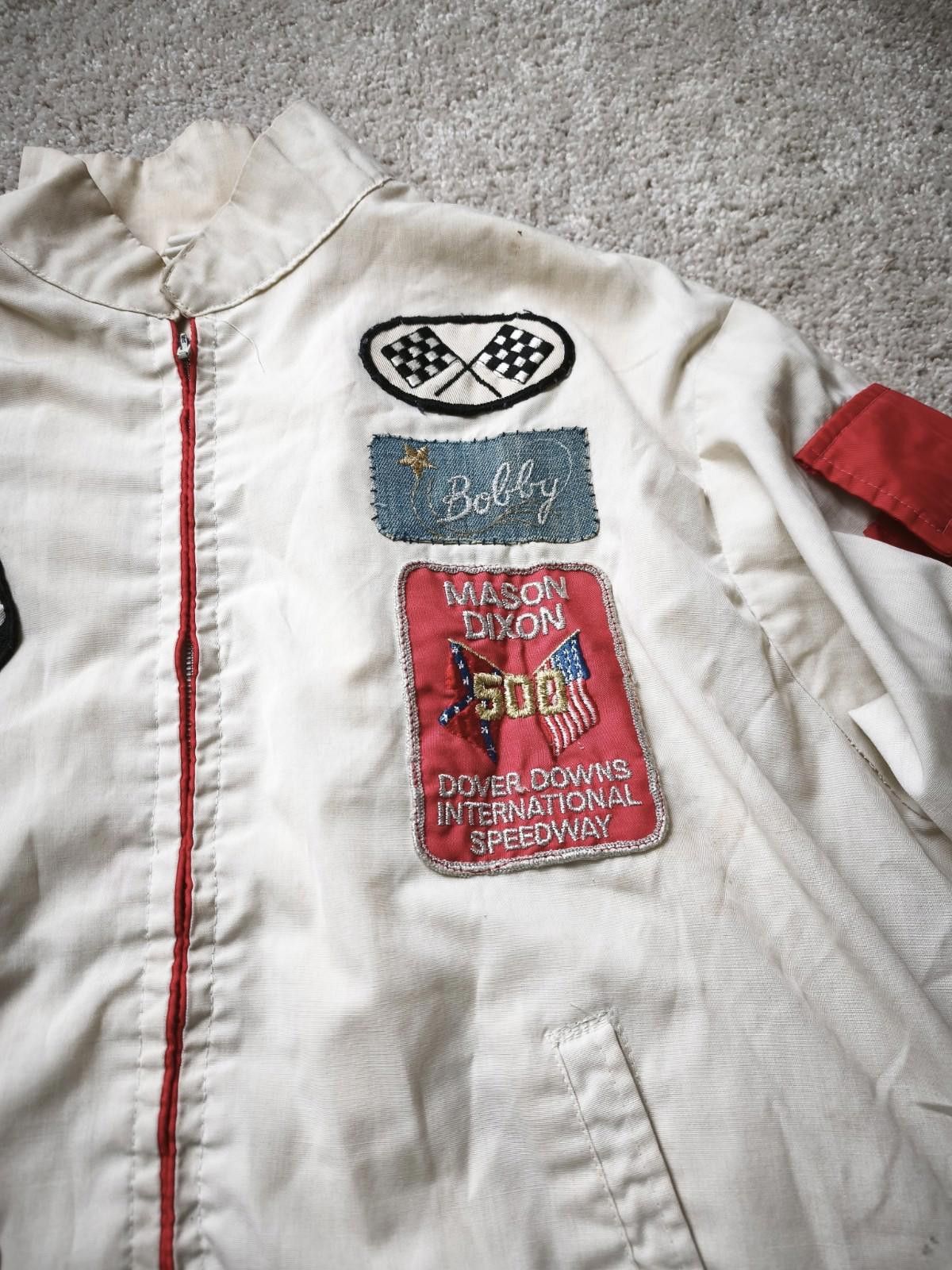 Other Nascar Bobby Allison Jacket Patches M Medium Cream White Size ONE SIZE - 2 Thumbnail